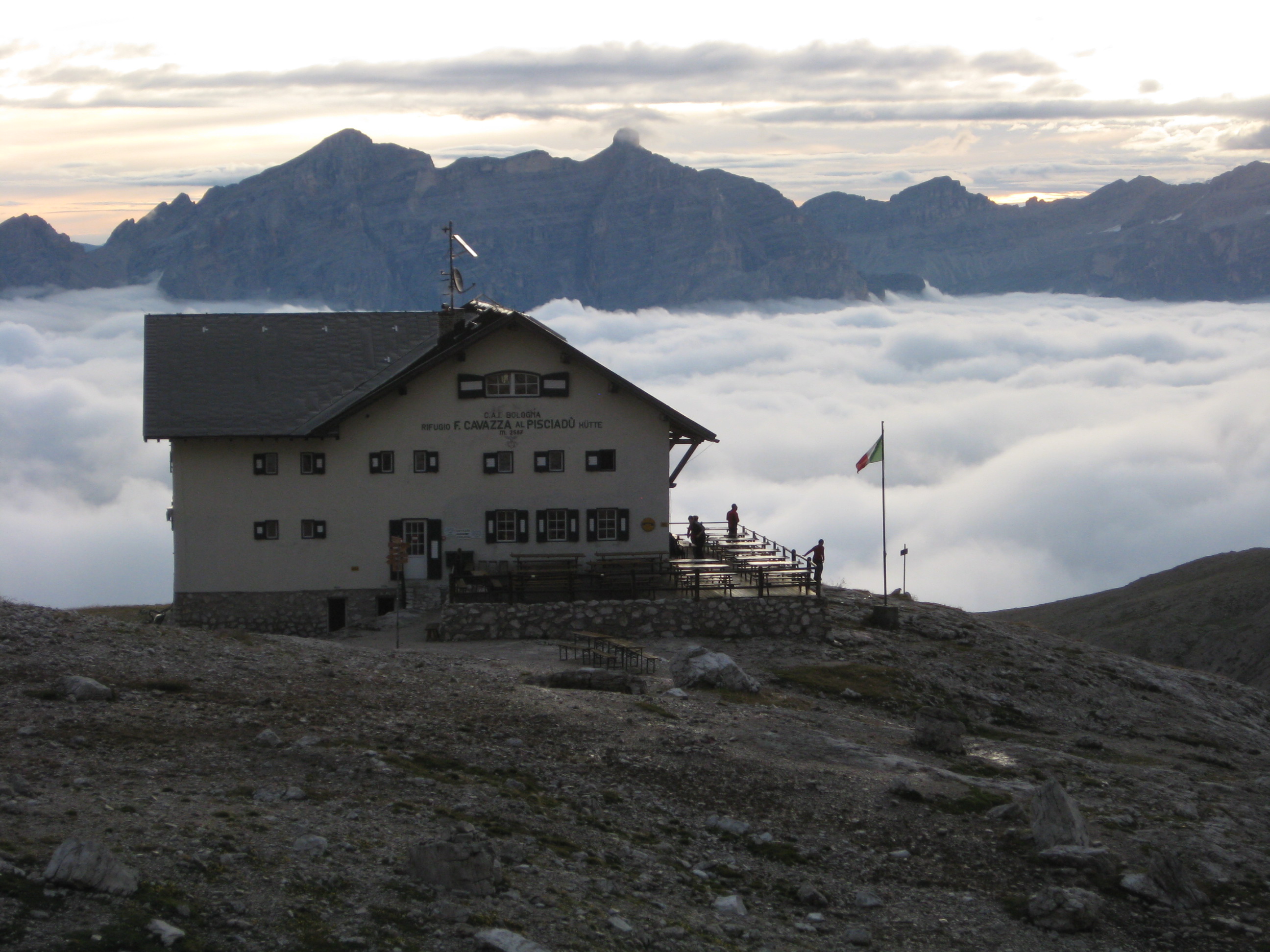 Utia Pisciadù - Pisciadù Hütte - Rifugio Franco Cavazza al Pisciadù