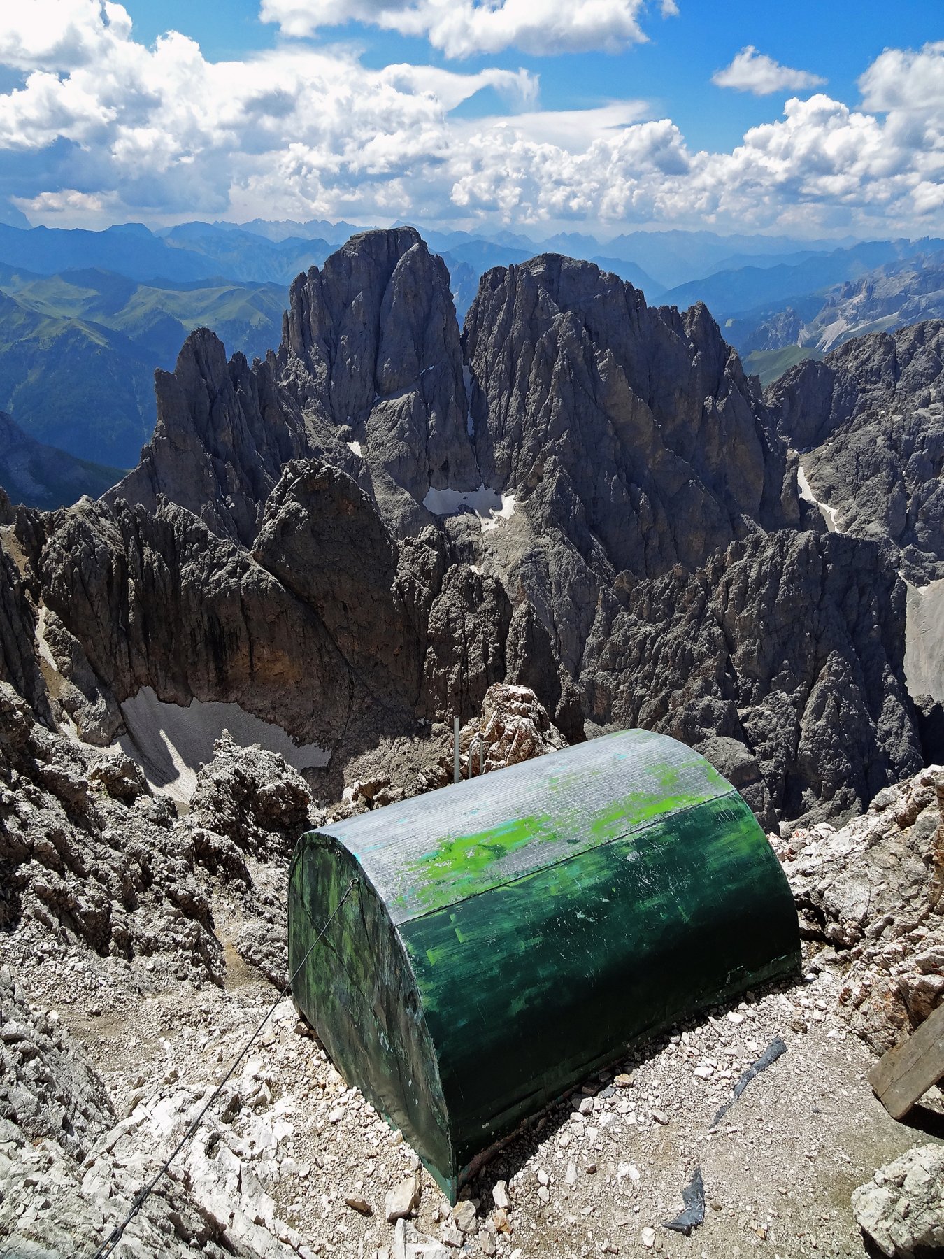 Bivouac Reginaldo Giuliani al Sassolungo