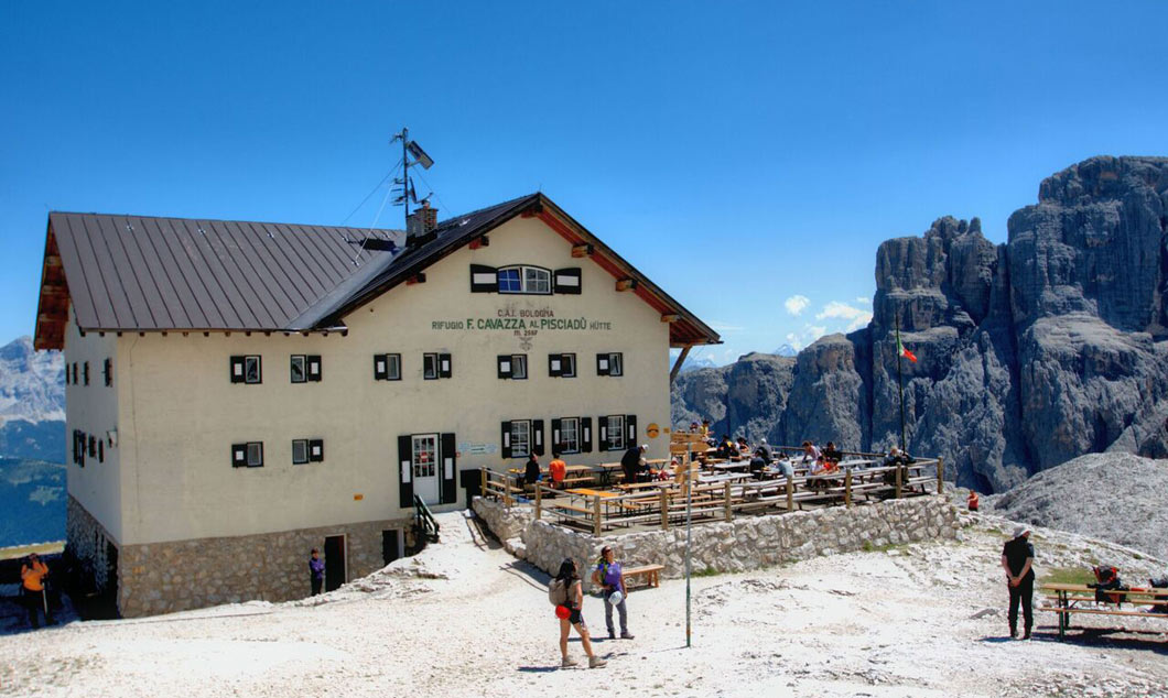Utia Pisciadù - Pisciadù Hütte - Rifugio Franco Cavazza al Pisciadù